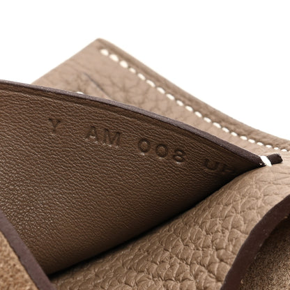 Hermes Togo Ulysse Mini Notebook Etoupe 7 of 8
