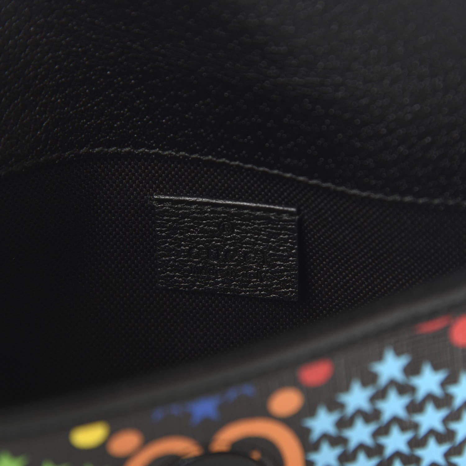 Gucci GG Supreme Monogram Psychedelic Slim Belt Bag Black 7 of 9