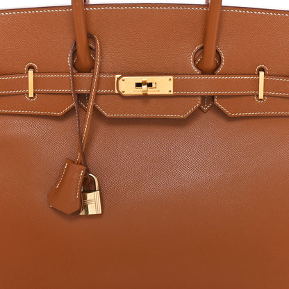 Hermes Courchevel Birkin 35 Gold 8 of 10
