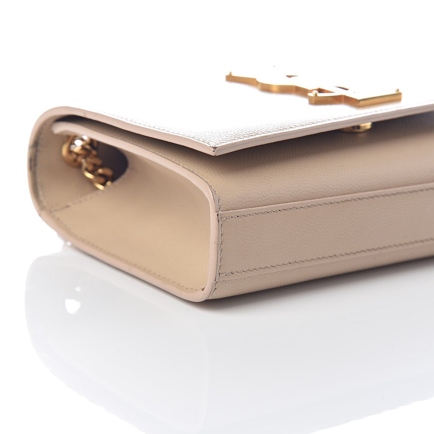 Grain De Poudre Small Monogram Kate Satchel Nude Powder