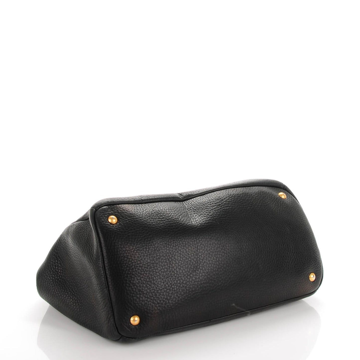 Vitello Daino Tote Nero Black