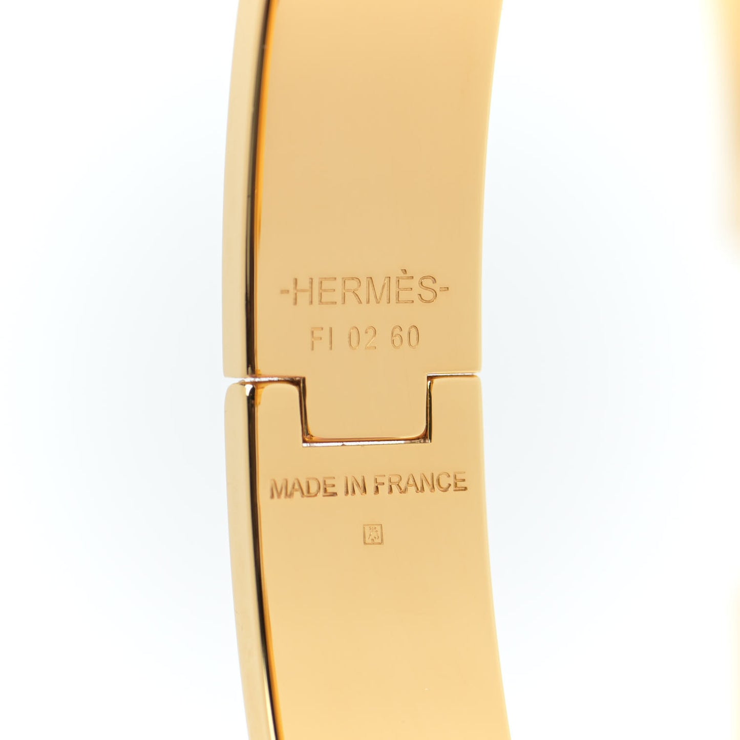 Matte Enamel Narrow Clic Clac HH Bracelet GM Etain