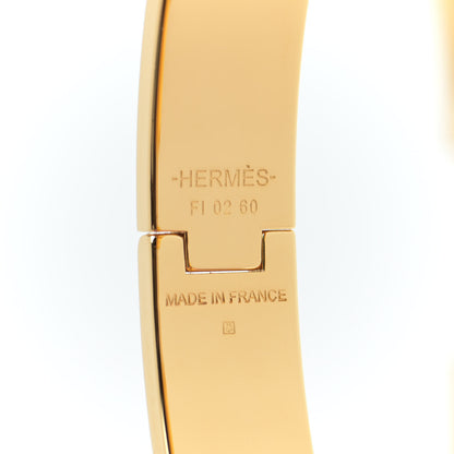Hermes Matte Enamel Narrow Clic Clac HH Bracelet GM Etain 5 of 7