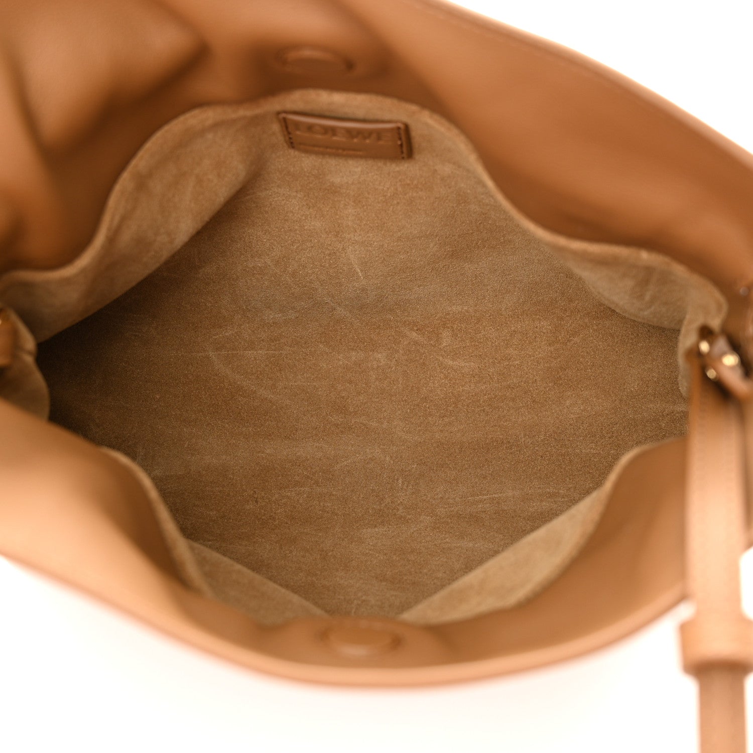 Loewe Calfskin Mini Flamenco Knot Clutch Oak 5 of 9