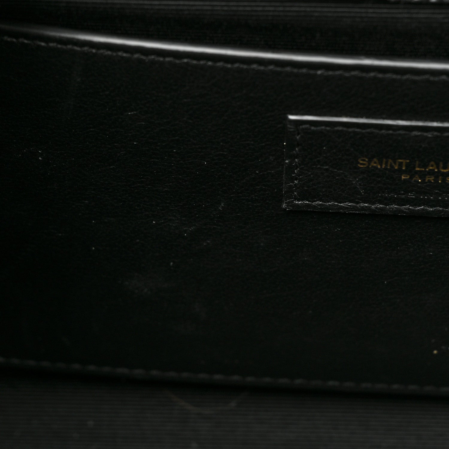 Saint Laurent Grain De Poudre Medium Classic Monogram Kate Tassel Satchel Black 10 of 13