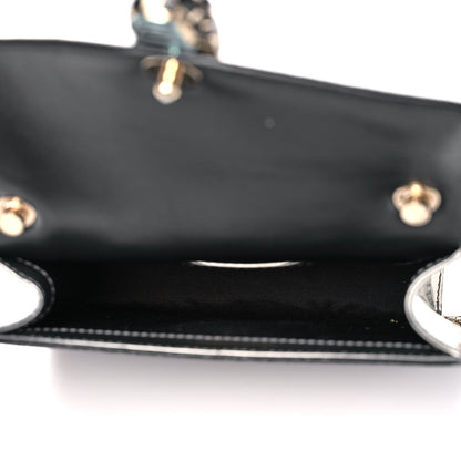 Bulgari Stingray Patent Serpenti Forever Crossbody Grey 7 of 15