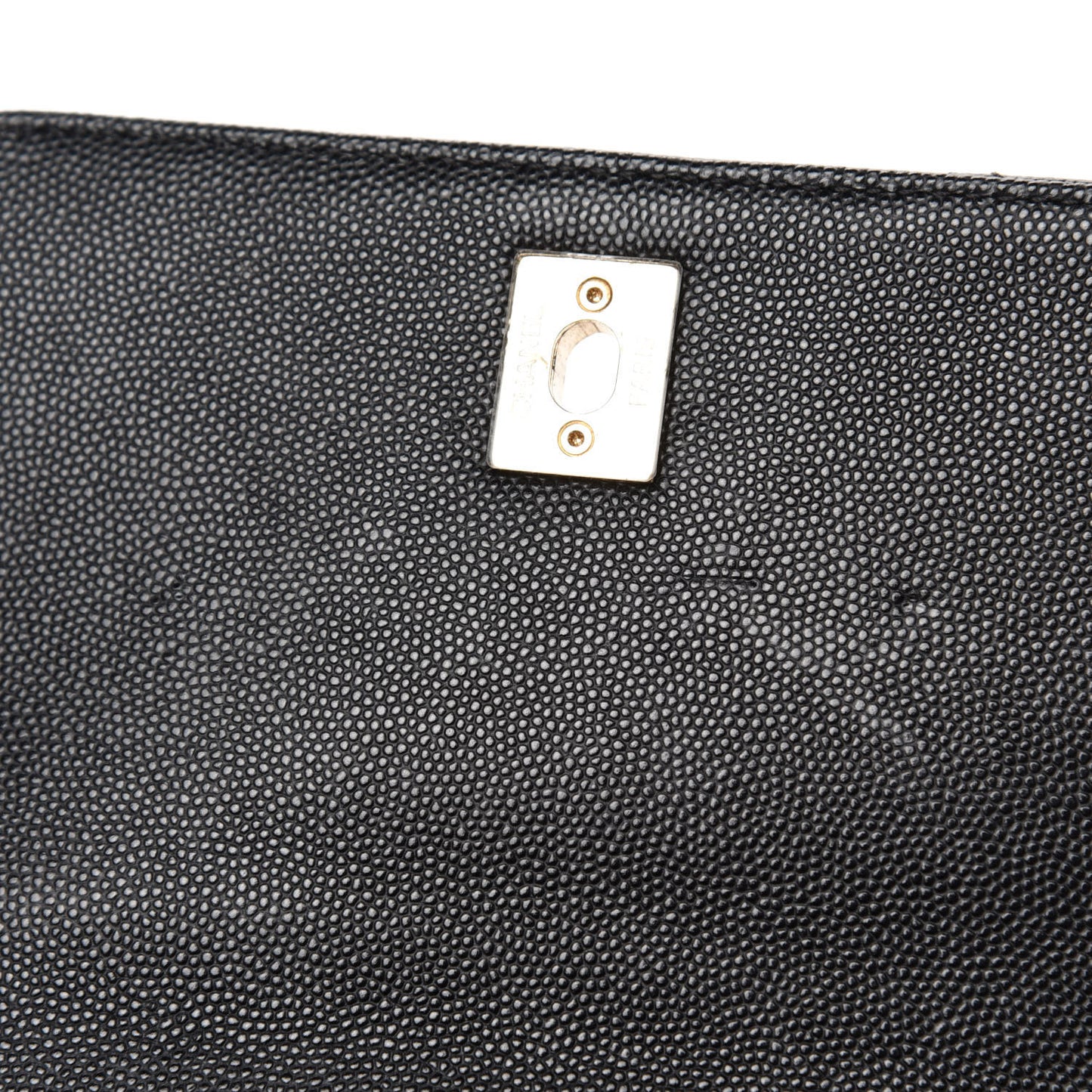 Caviar Quilted Mini Business Affinity Flap Black