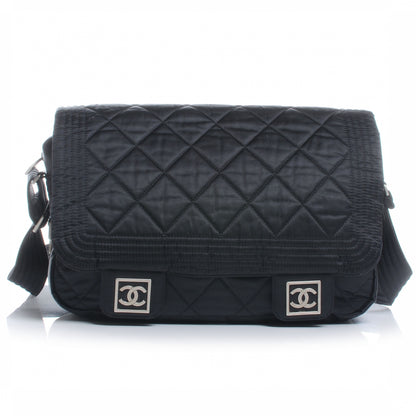 Chanel Nylon Ski Messenger Bag Black 1 of 8