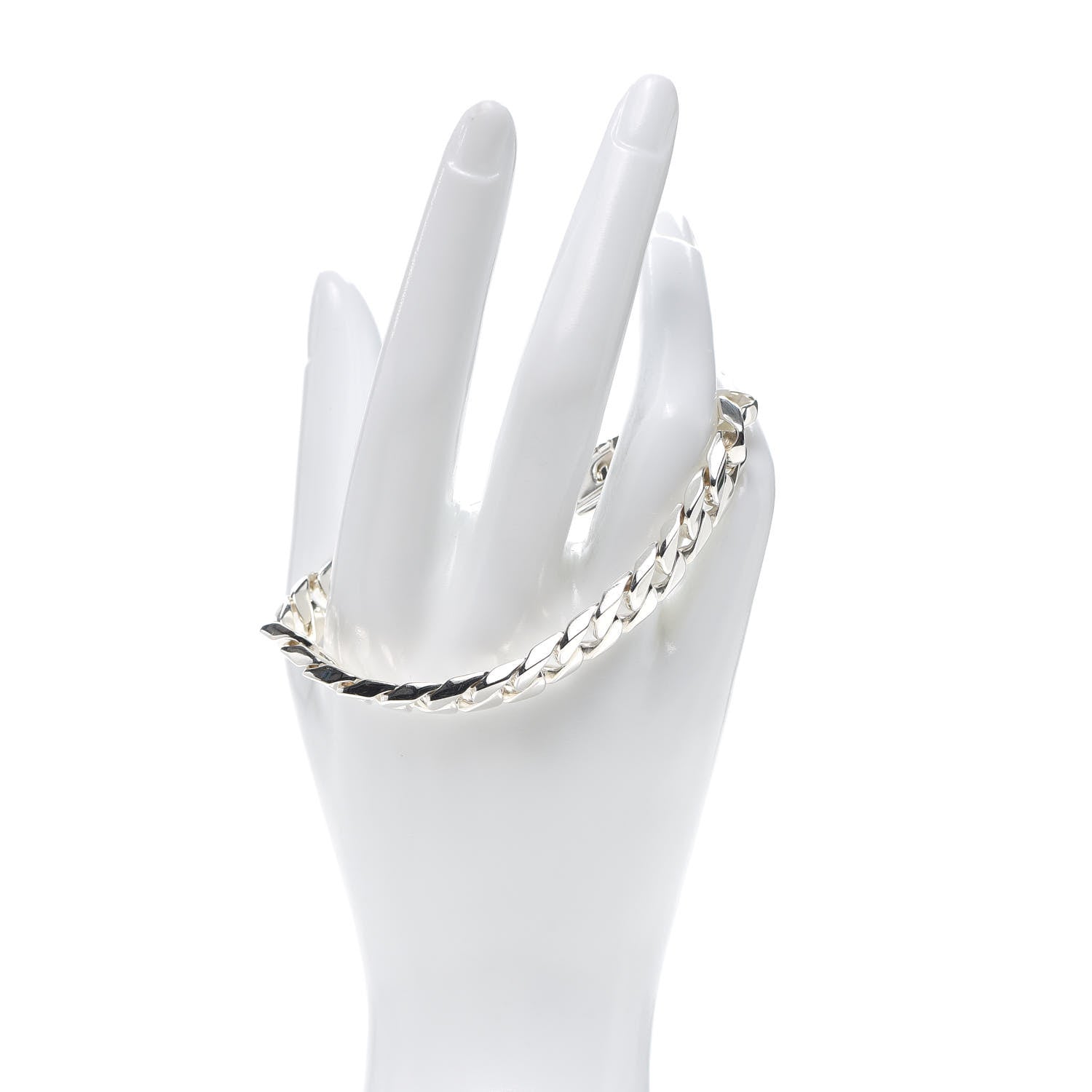 Tiffany Sterling Silver Curb Link Bracelet 2 of 7