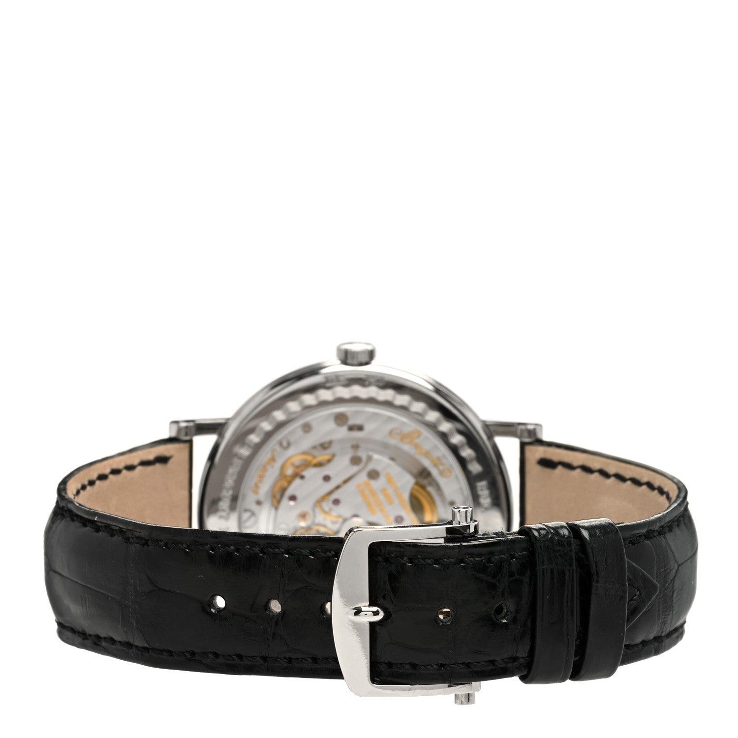 Breguet 18K White Gold Alligator 38mm Clasique Automatic Watch 5157BB/11/9V6 3 of 5