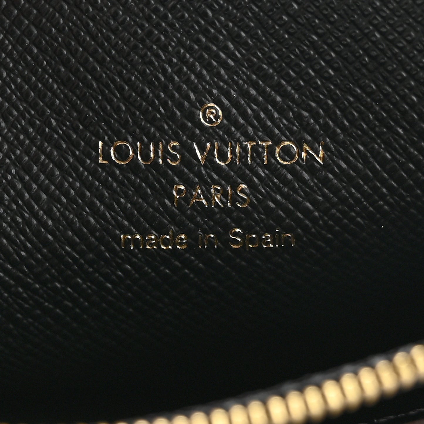Monogram Slim Purse Black
