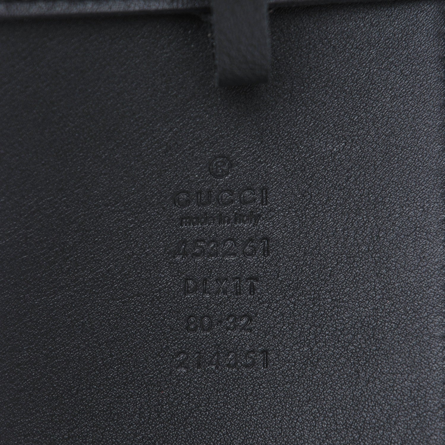Gucci Moon Calfskin Pearl Double G 70mm Belt 80 32 Black Cream 4 of 6