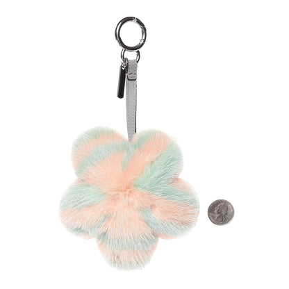 Fendi Mink Fur Vitello Dolce Pequin Flowerland Bag Charm Nausica Medea 2 of 4
