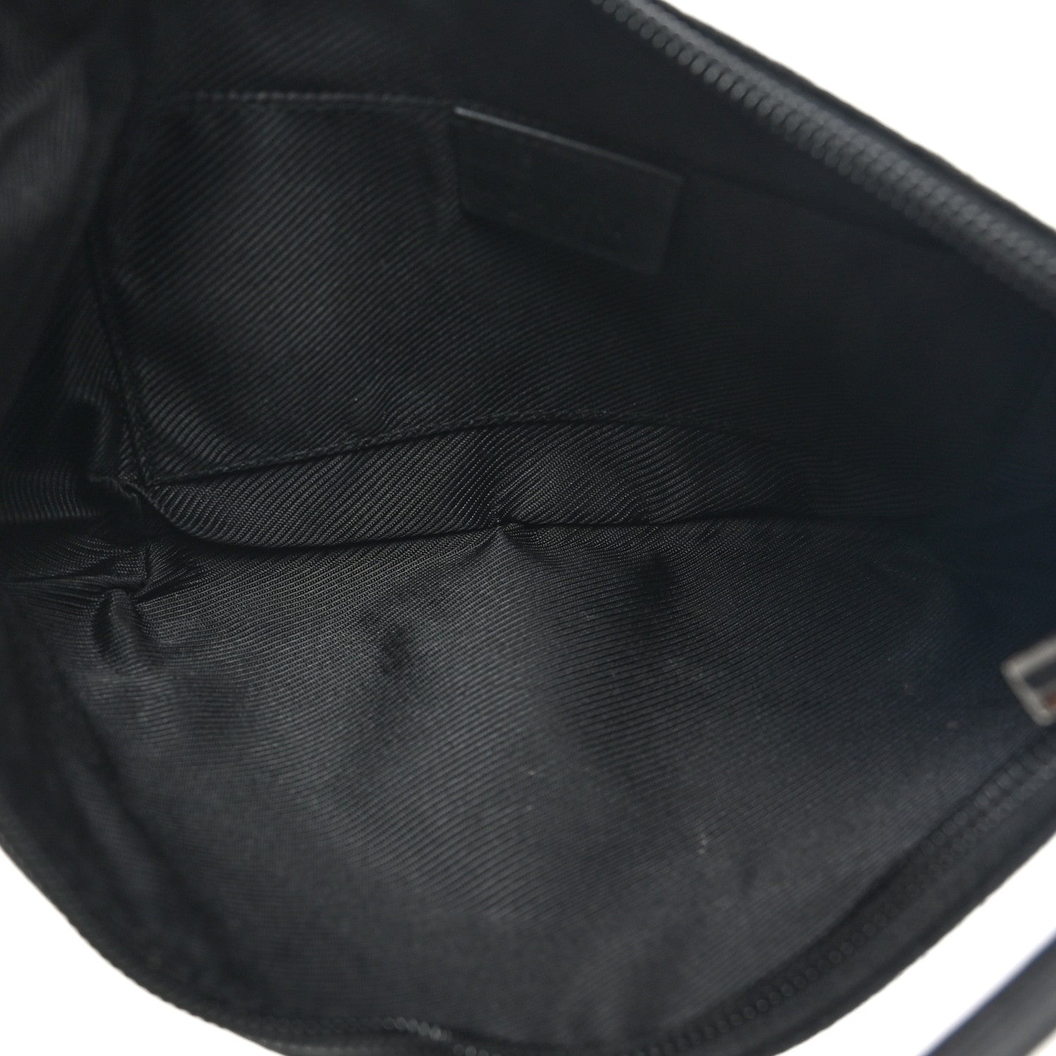 Gucci Denim Monogram Pochette Black 5 of 11