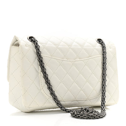 Chanel Aged Calfskin Quilted 2.55 Reissue 225 Flap White 3 of 13