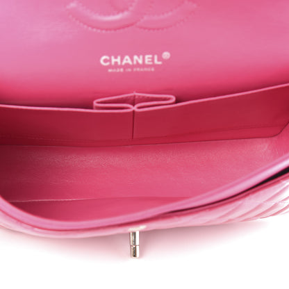 Chanel Patent Quilted Medium Double Flap Fuchsia 4 of 13