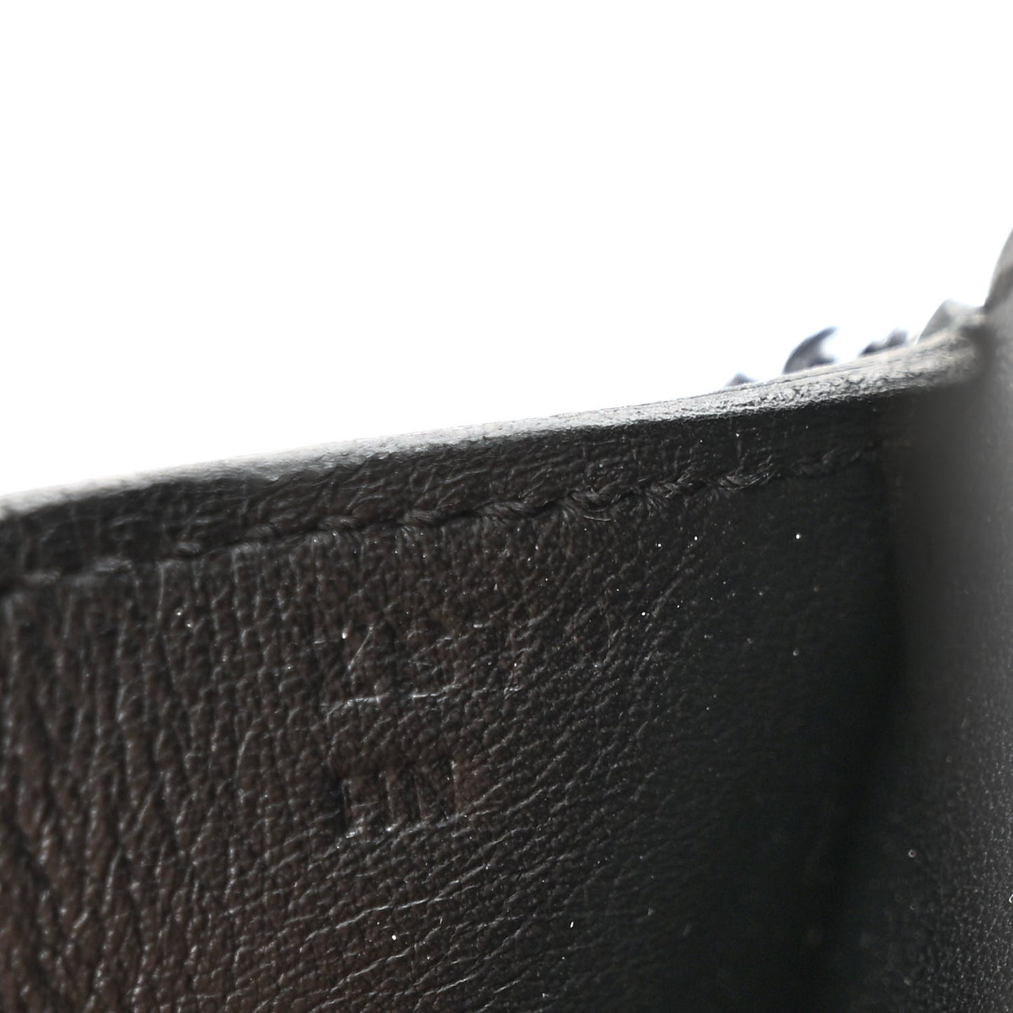 Swift Twill H Fray Fray Birkin 35 Black Ecru