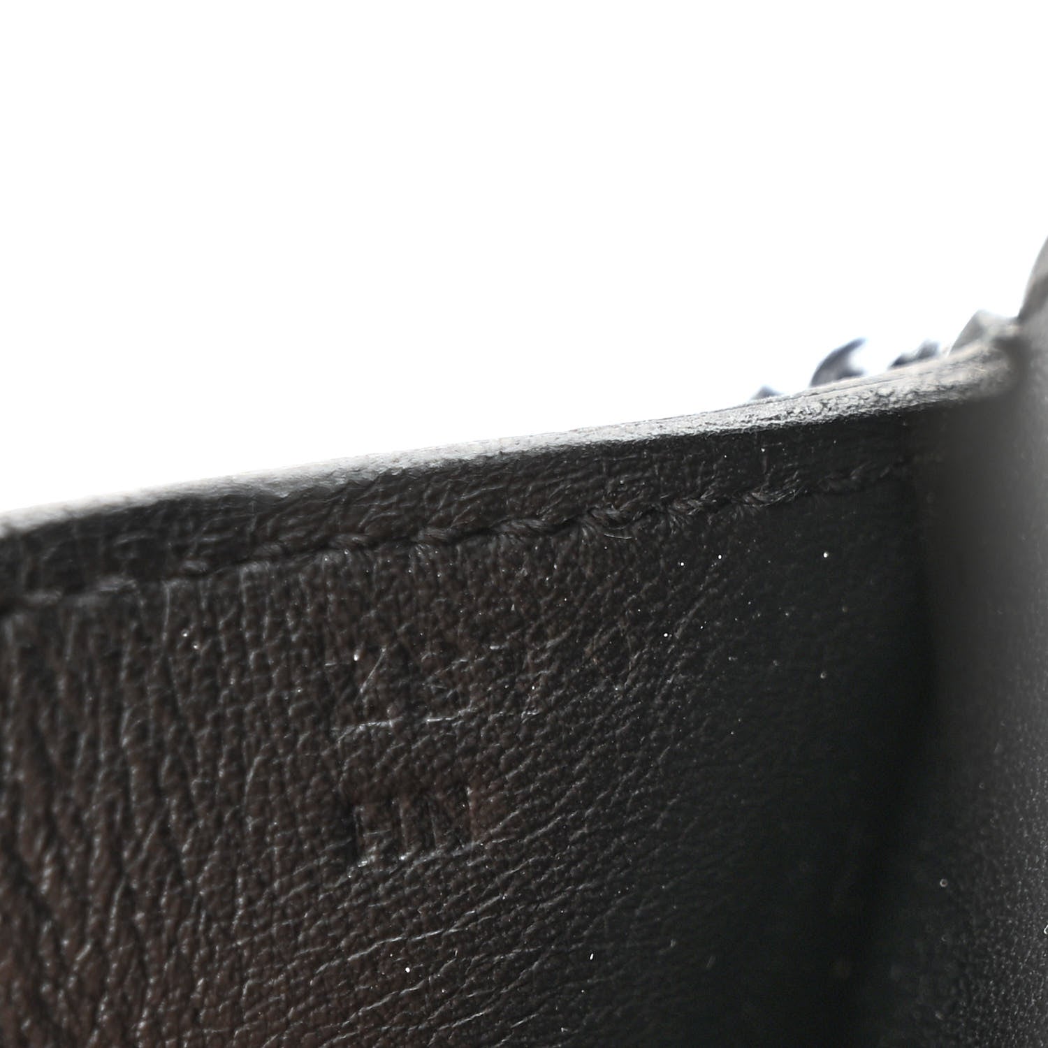 Hermes Swift Twill H Fray Fray Birkin 35 Black Ecru 7 of 11