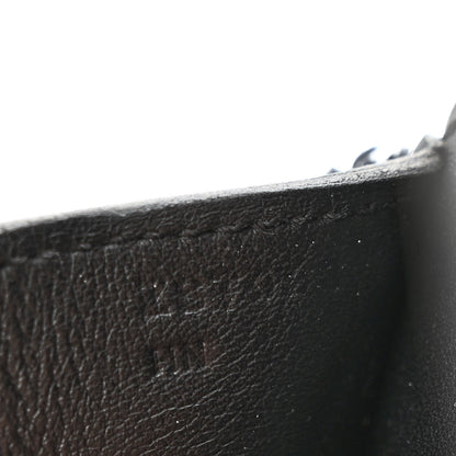 Hermes Swift Twill H Fray Fray Birkin 35 Black Ecru 7 of 11