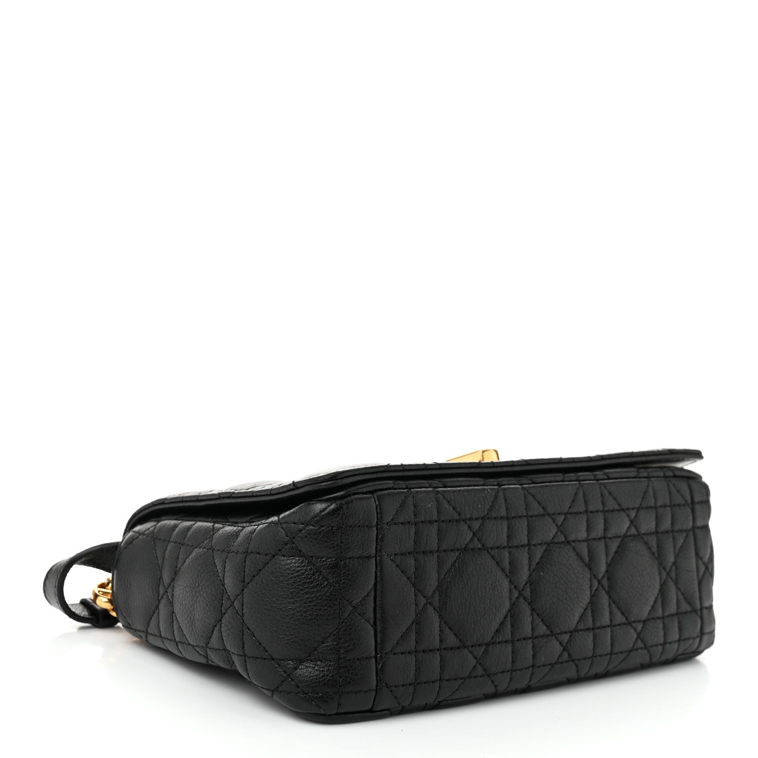 Christian Dior Calfskin Cannage Small Caro Bag Black 4 of 10