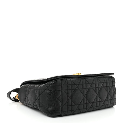 Christian Dior Calfskin Cannage Small Caro Bag Black 4 of 10