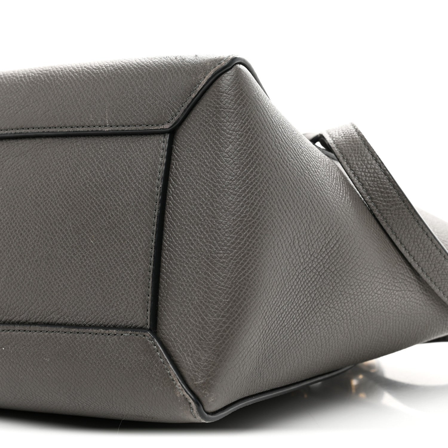 Celine Grained Calfskin Micro Belt Bag Grey 10 of 11
