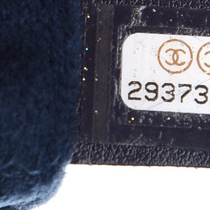 Chanel Caviar Small Studded Deauville Tote Navy 7 of 9