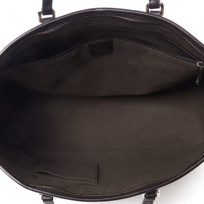 Gucci GG Supreme Monogram Medium Zippered Tote Dark Brown 13 of 19