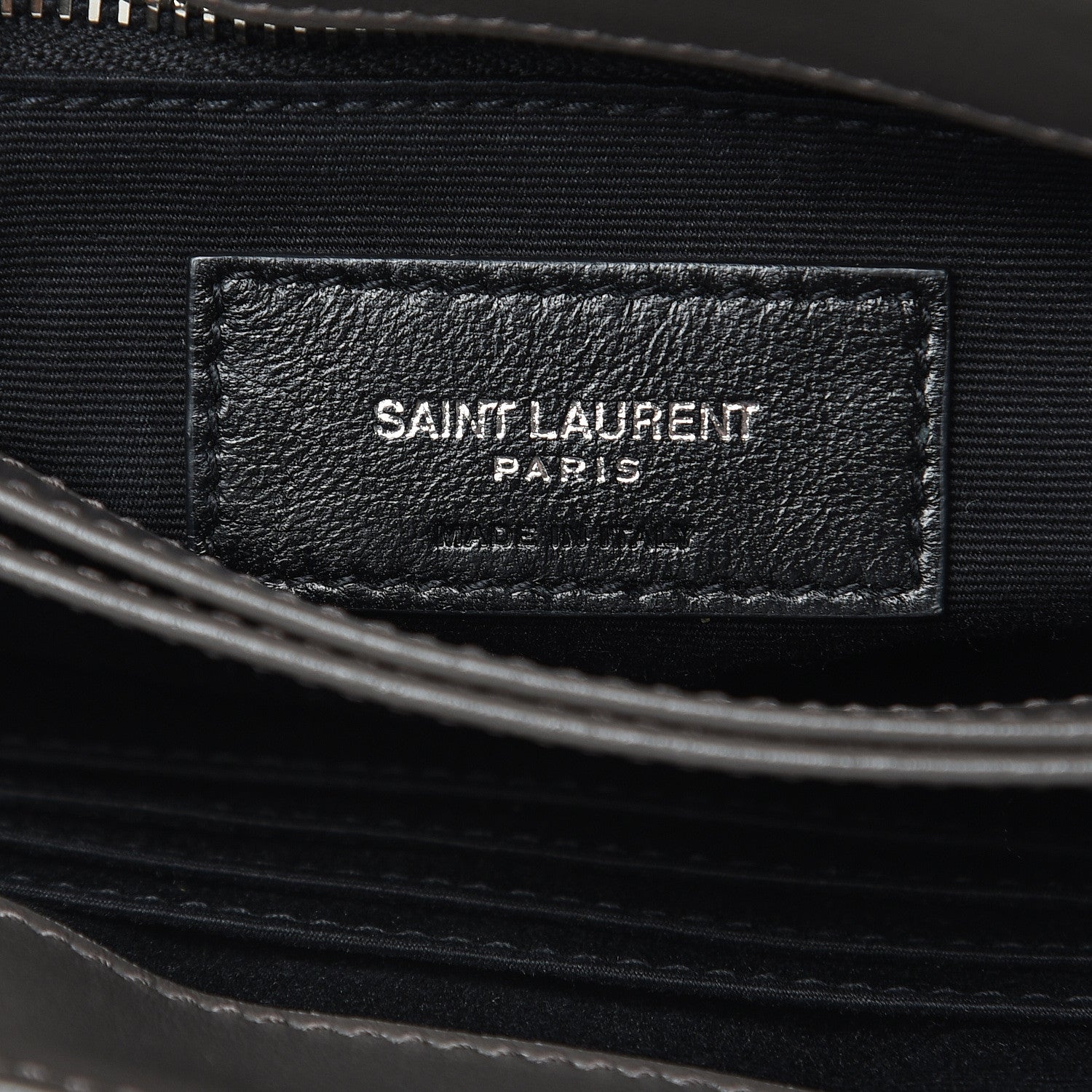 Saint Laurent Calfskin Y Quilted Monogram Toy Loulou Crossbody Bag Earth 6 of 10