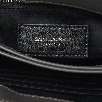 Saint Laurent Calfskin Y Quilted Monogram Toy Loulou Crossbody Bag Earth 6 of 10