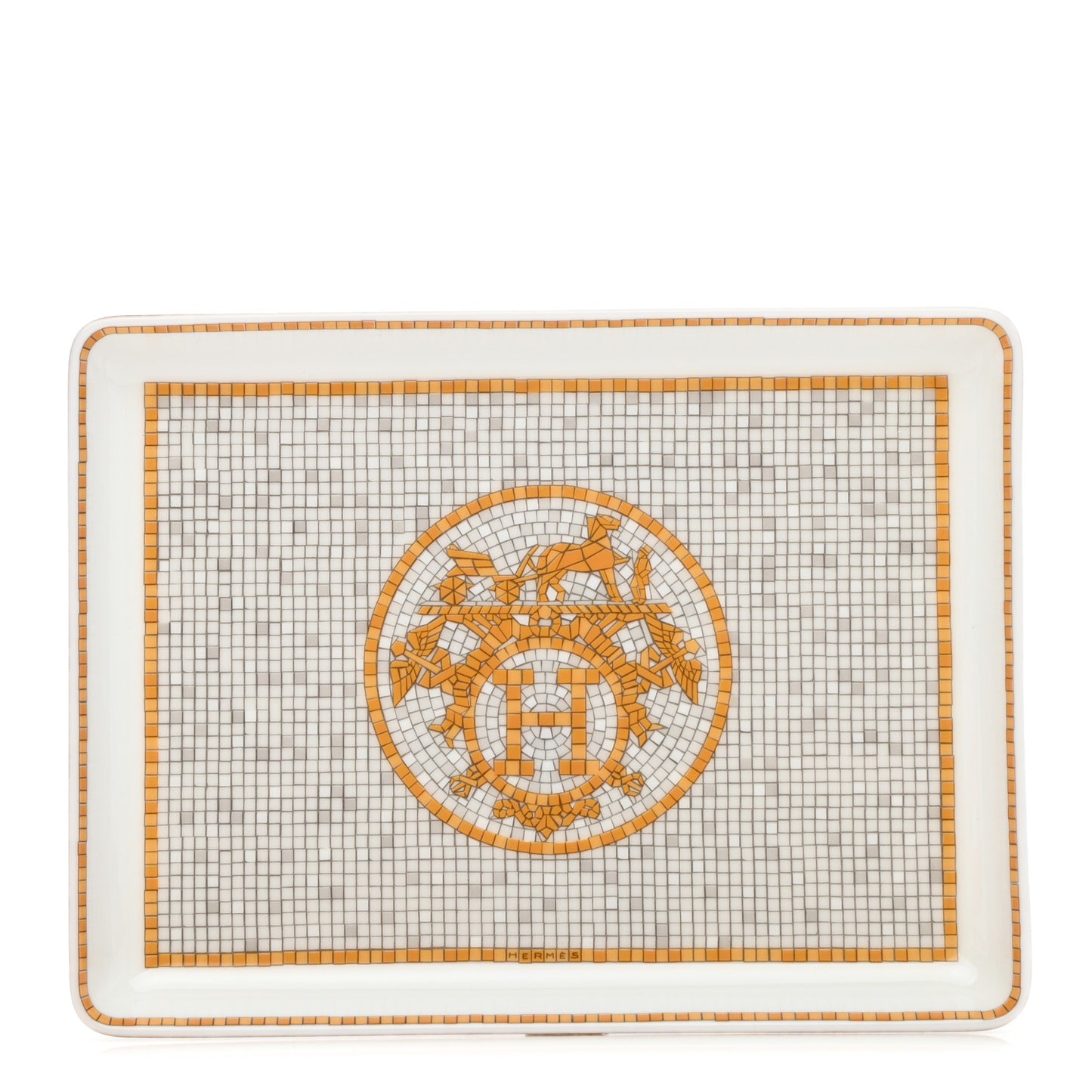 Porcelain Mosaique au 24 Gold Sushi Plate