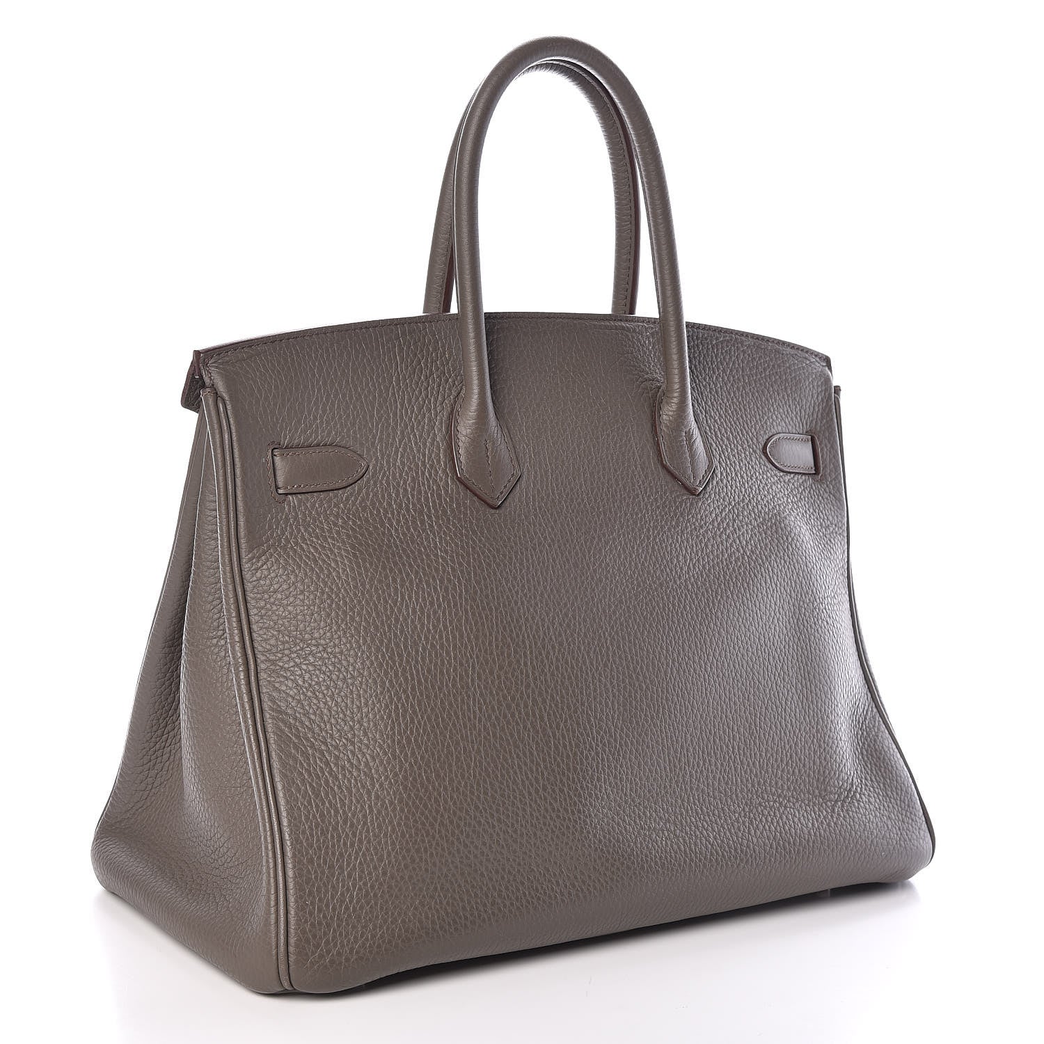 Hermes Taurillon Clemence Birkin 35 Taupe 3 of 33