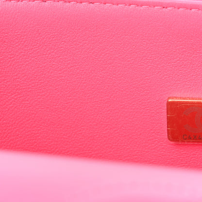 Chanel Caviar Quilted Medium Double Flap Rose 7 of 11