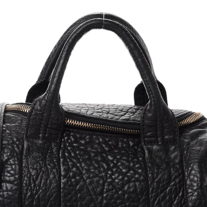 Alexander Wang Pebbled Lambskin Rockie Black Gold Hardware 10 of 10