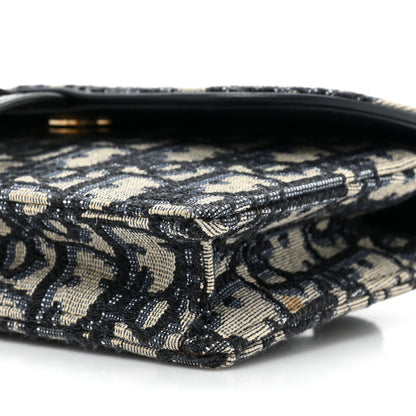 Christian Dior Oblique Saddle Belt Bag Blue 9 of 14