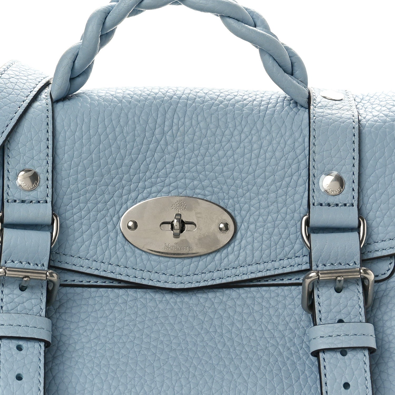 Mulberry Heavy Grain Mini Alexa Poplin Blue 7 of 9