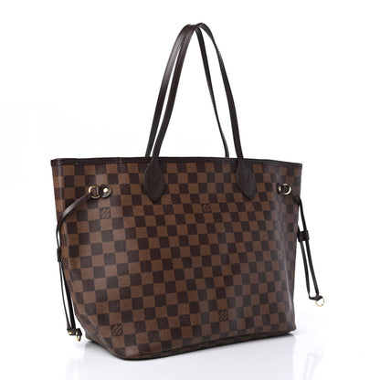 Louis Vuitton Damier Ebene Neo Neverfull MM Rose Ballerine 2 of 4