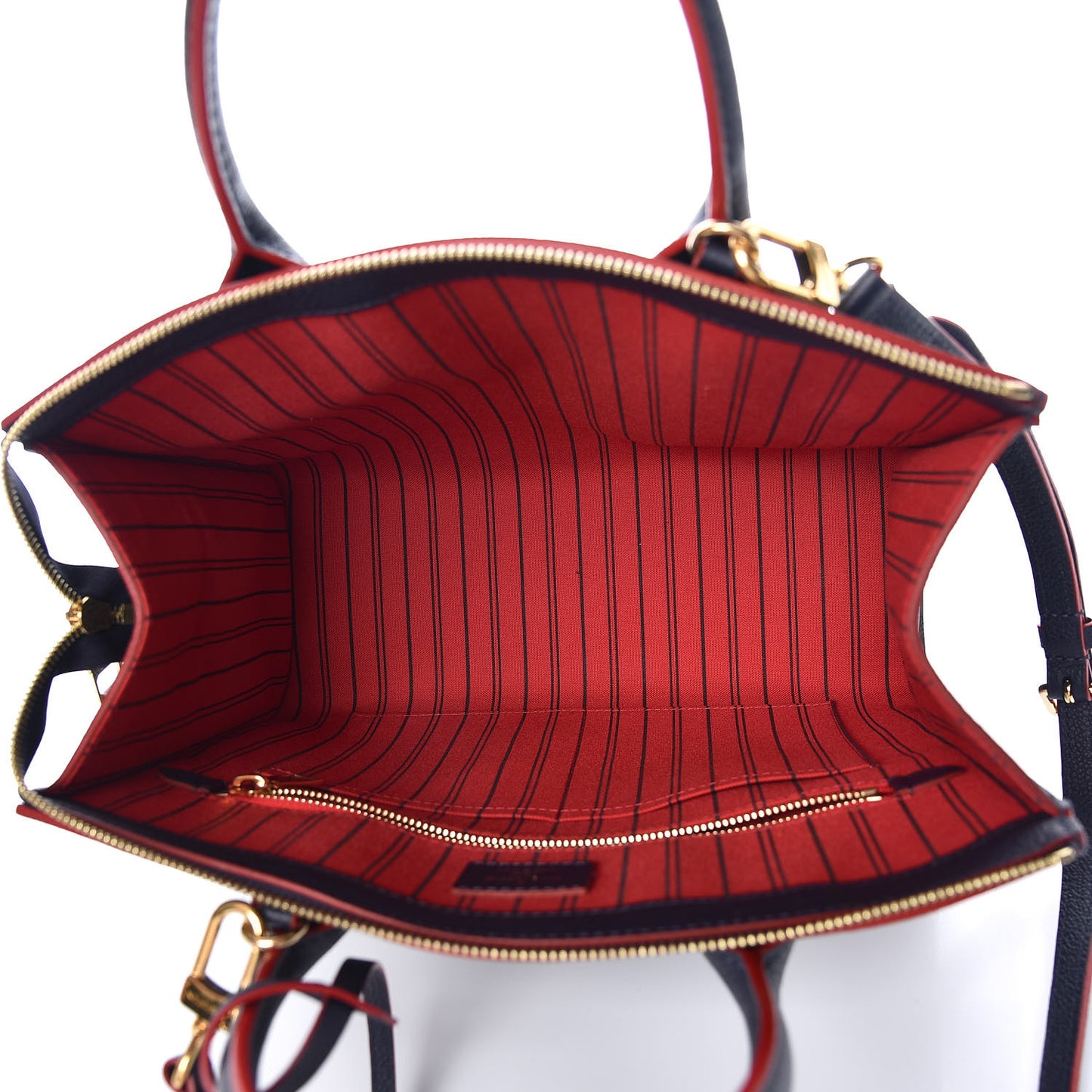 Empreinte Pont Neuf MM Marine Rouge