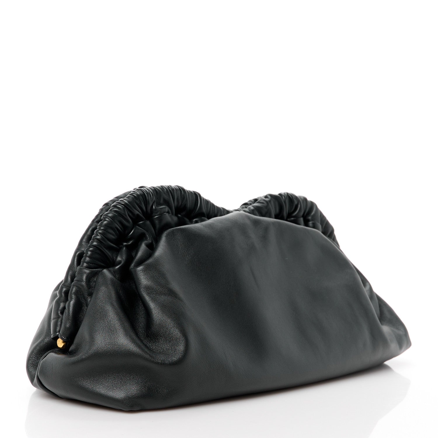 Mansur Gavriel Lambskin Cloud Clutch Black Flamma 3 of 10