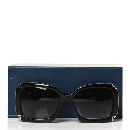 Louis Vuitton Acetate Hortensia Sunglasses Z0365W Black Glitter 8 of 8