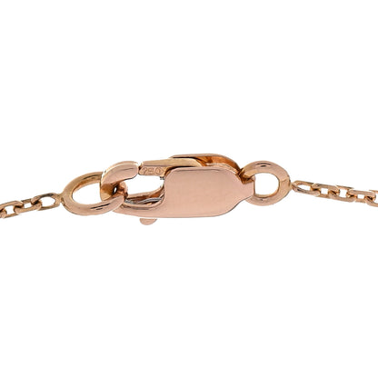 Van Cleef & Arpels 18K Rose Gold Carnelian Sweet Alhambra Pendant Necklace 6 of 8