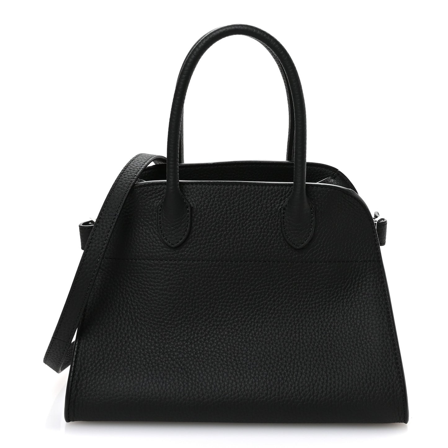 Grained Calfskin Soft Margaux 10 Bag Black