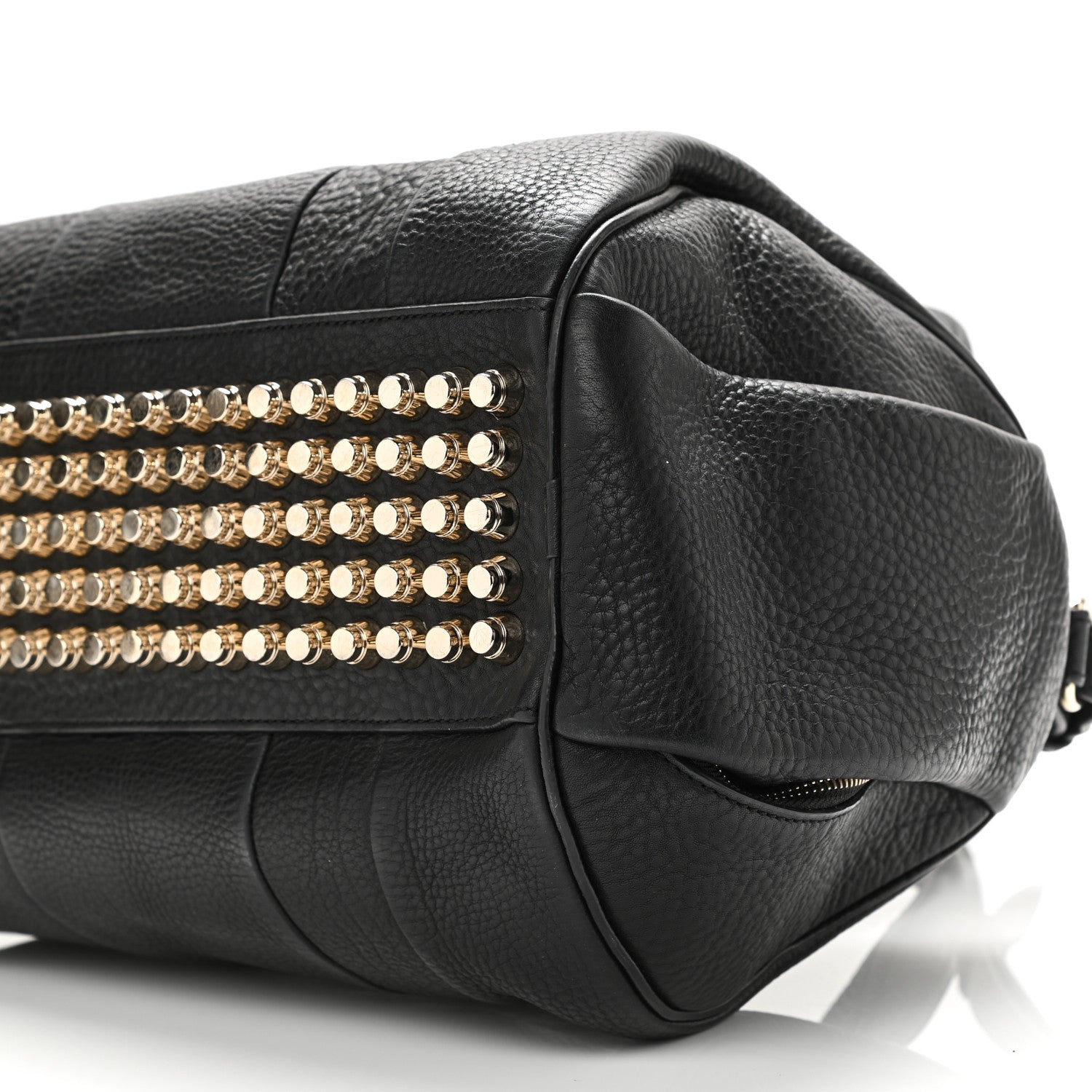 Alexander Wang Pebbled Lambskin Rocco Black Pale Gold Hardware 8 of 10