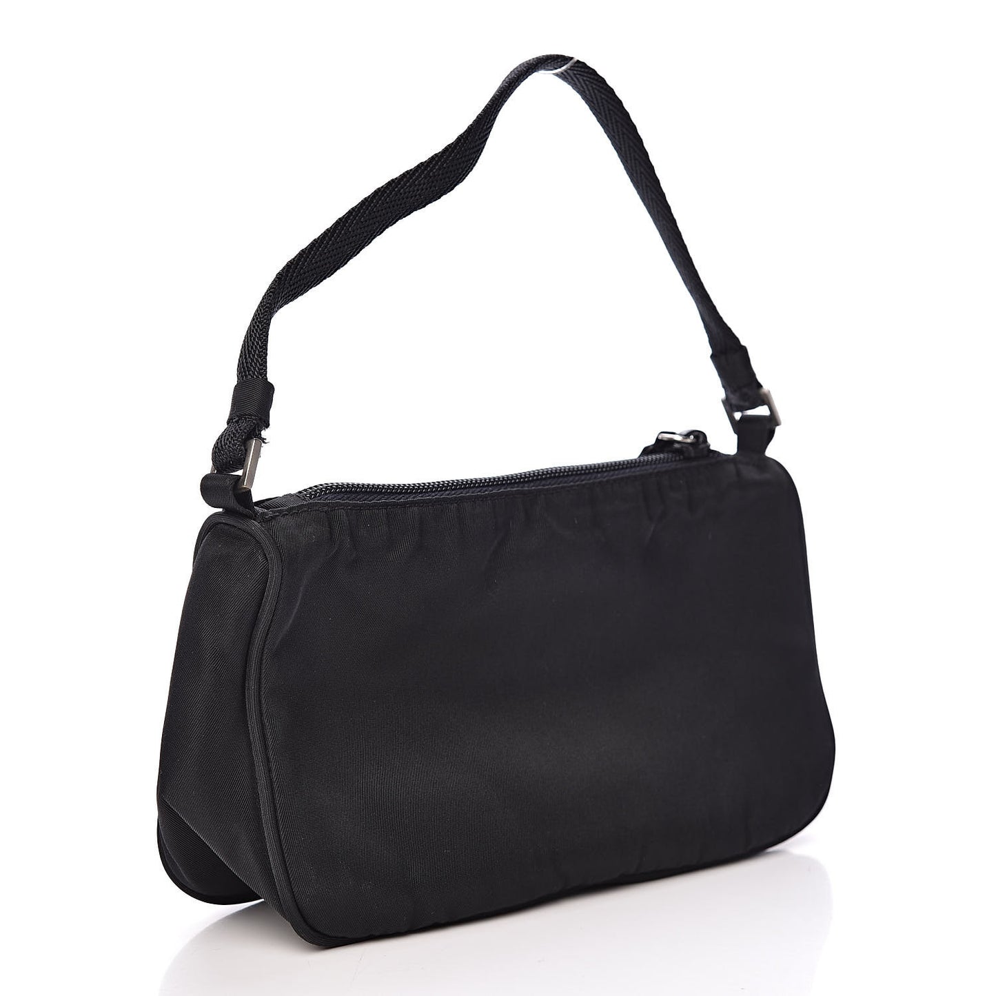 Tessuto Nylon Pochette Bag Black