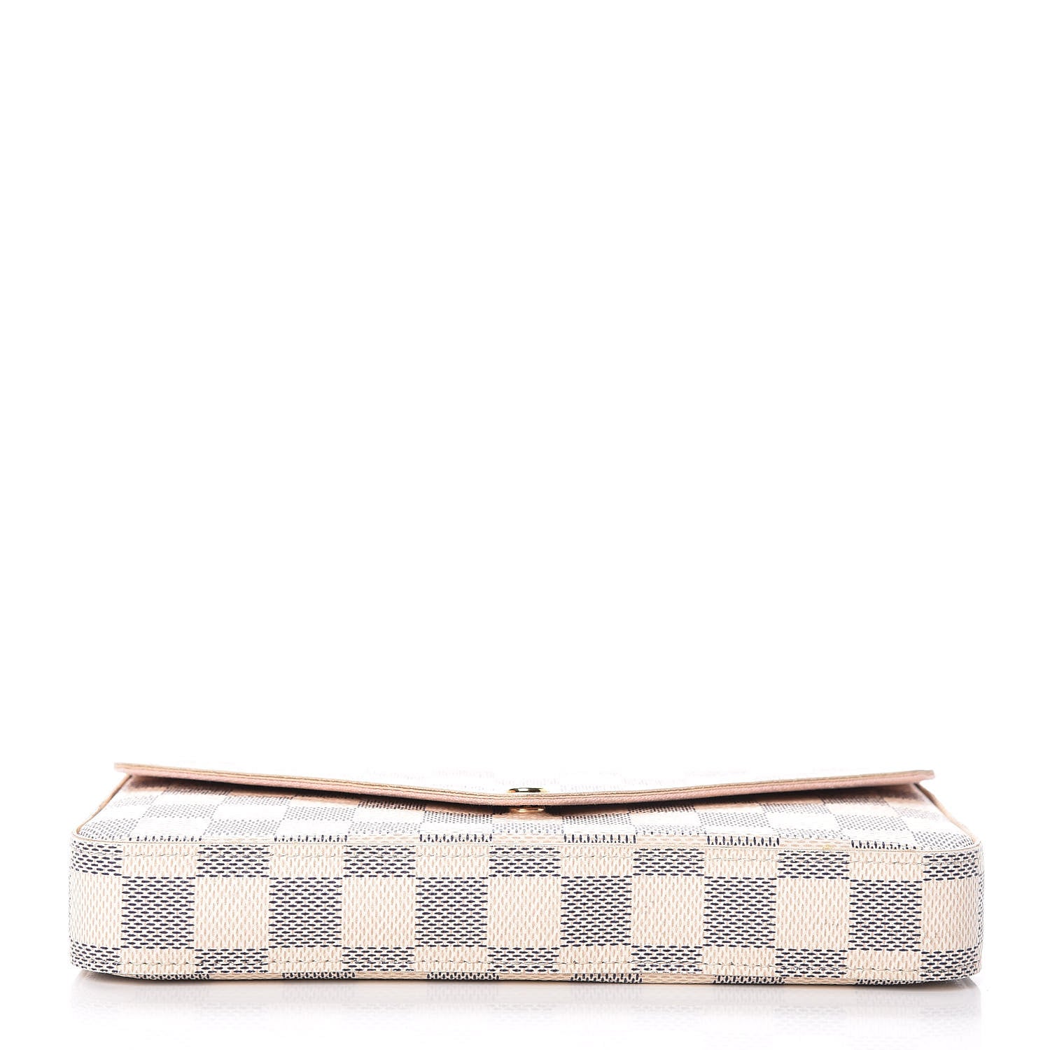 Louis Vuitton Damier Azur Pochette Felicie Chain Wallet Rose Ballerine 14 of 16