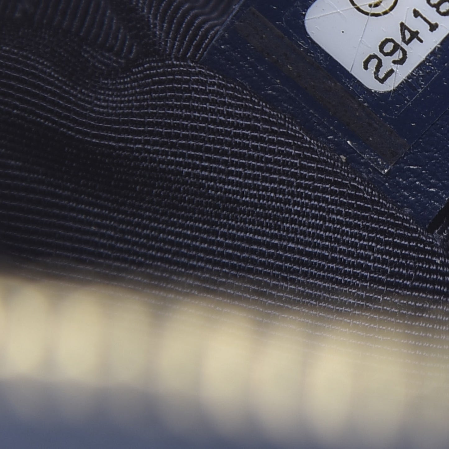 Lambskin Quilted Studded Camera Case Navy