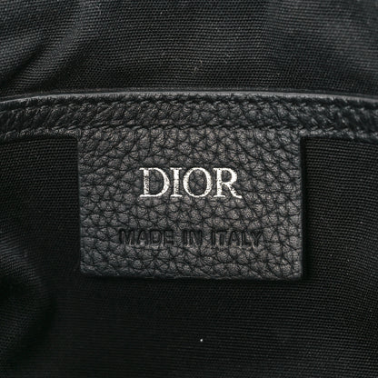 Christian Dior Grained Calfskin Oblique Mini Saddle Messenger Black 6 of 12