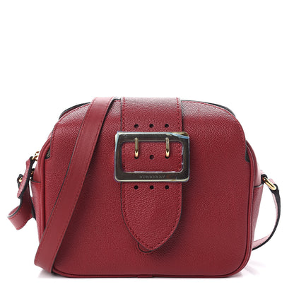 Burberry Soft Grain Calfskin Small Buckle Zip Bag Parade Red 1 of 6