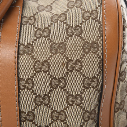 Gucci Monogram Vintage Web Medium Boston Tobacco 13 of 16