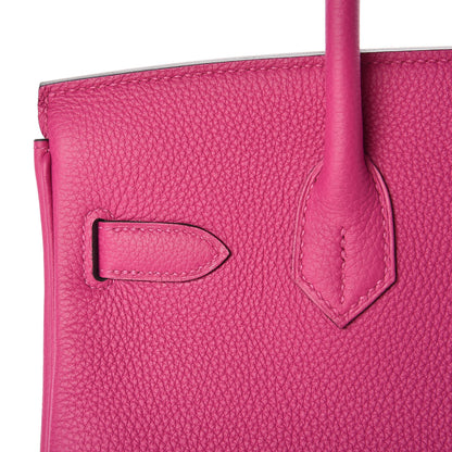 Hermes Togo Birkin 30 Rose Pourpre 11 of 32